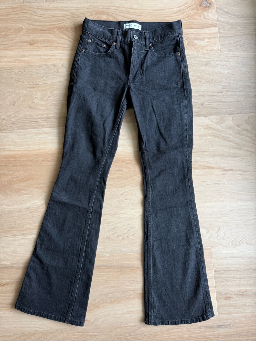 Abercrombie & Fitch Black Bootcut MidRise Jeans